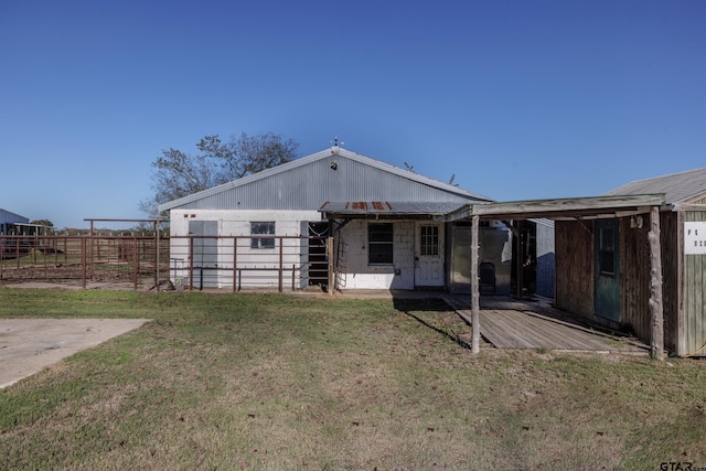 765 Rs County Road 3410, Emory, TX 75440 - back of house featuring concrete block siding