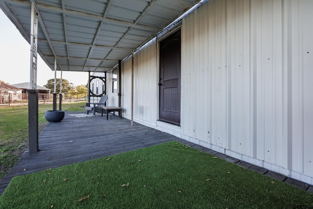 765 Rs County Road 3410, Emory, TX 75440 - wooden terrace featuring a lawn
