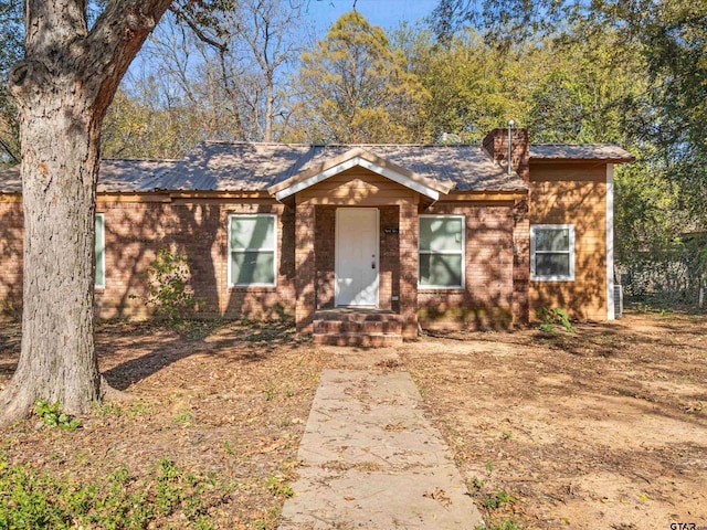 view of ranch-style home