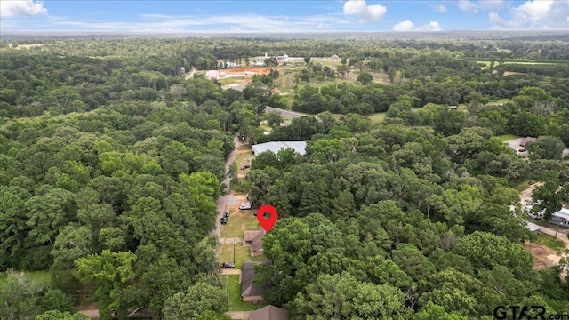 412 Peach Tree Dr, Palestine, TX 75803 - aerial view of property's location with a heavily wooded area