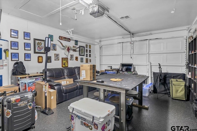 412 Peach Tree Dr, Palestine, TX 75803 - garage featuring a garage door opener