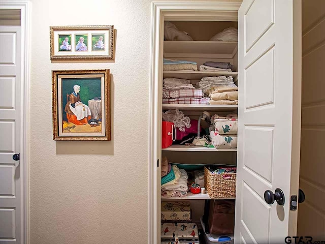 view of closet