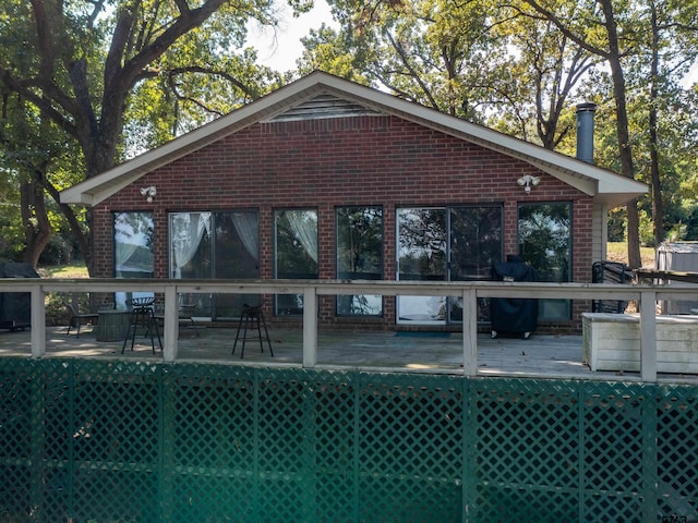 view of property's community featuring a deck