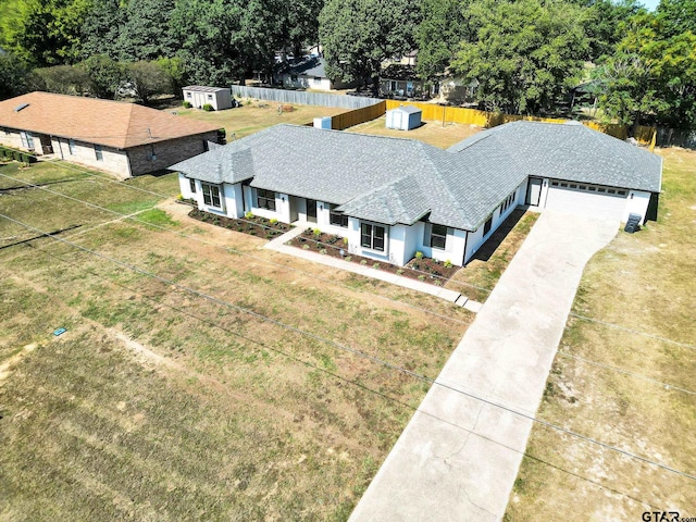 drone / aerial view