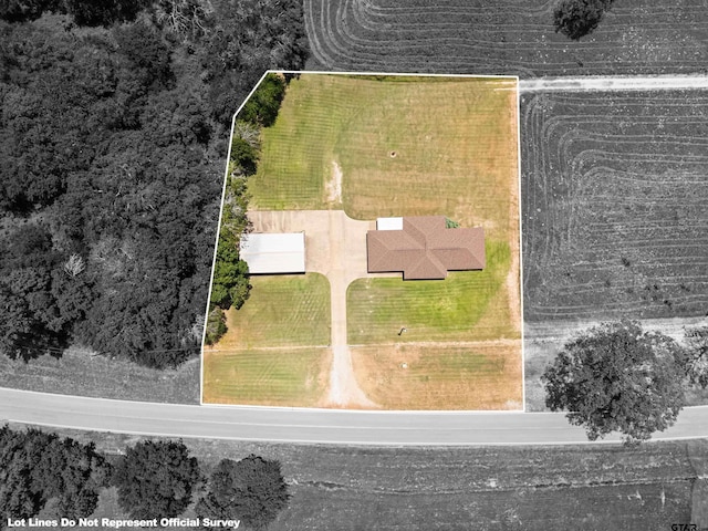 10929 County Road 41, Tyler, TX 75706 - aerial view of property's location featuring property boundaries highlighted