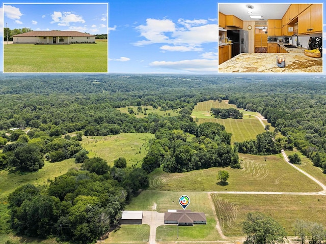 10929 County Road 41, Tyler, TX 75706 - aerial view of a heavily wooded area
