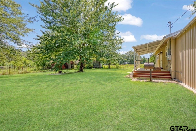 3268 Farm Rd Unit 1487, Bogata, TX 75417 - view of yard featuring a wooden deck