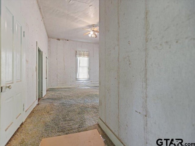 corridor with carpet