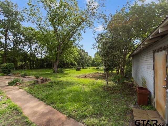 view of yard