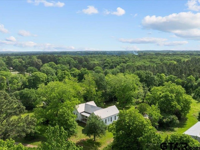 aerial view with a view of trees