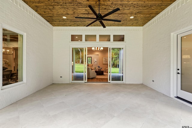 8810 Wilder Trl, Tyler, TX 75703 - view of patio / terrace with a ceiling fan