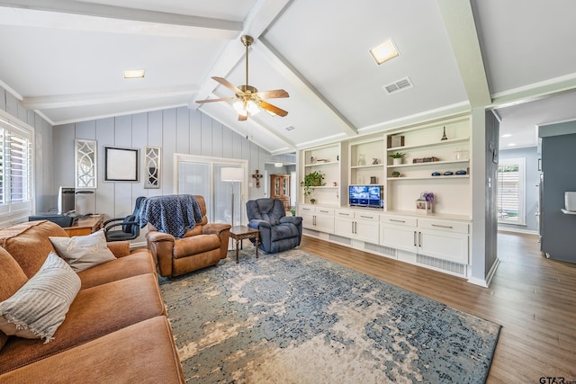 2600 Boldt Ave, Tyler, TX 75701 - living room featuring wood finished floors and ceiling fan