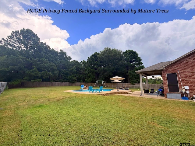 12260 Wild Horse, Tyler, TX 75706 - fenced backyard with a patio