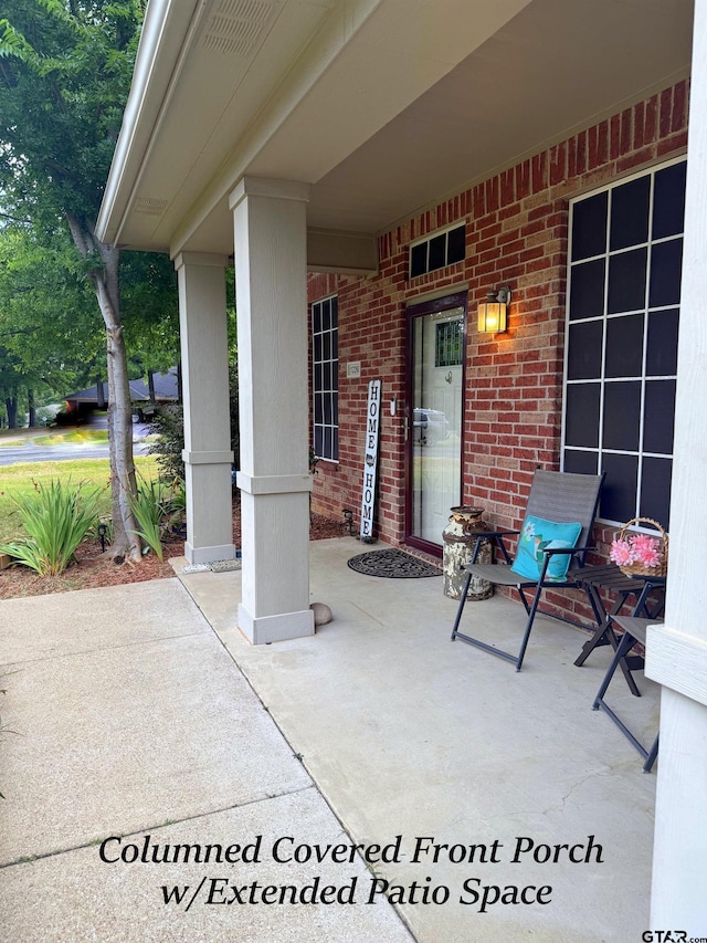 12260 Wild Horse, Tyler, TX 75706 - view of covered porch