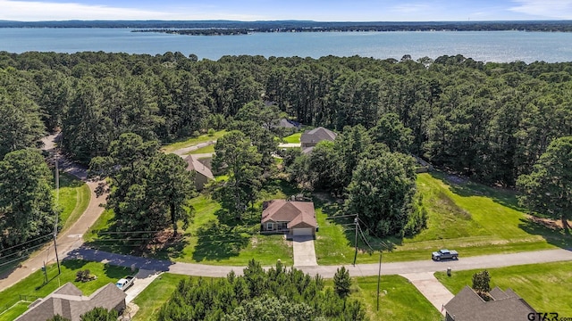 18424 Whipporwill, Flint, TX 75762 - aerial view of a forest and a large body of water