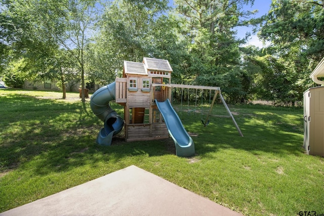 18424 Whipporwill, Flint, TX 75762 - view of play area with a lawn