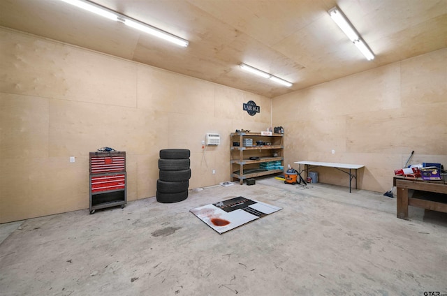 miscellaneous room featuring concrete flooring