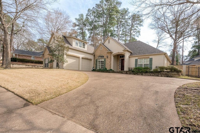 front facade featuring a garage