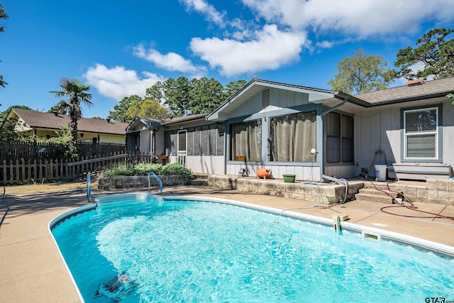 view of pool