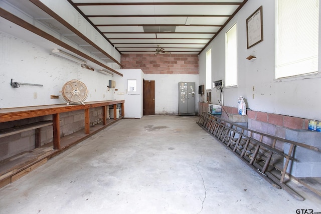 2759 Lake Breeze Dr, Chandler, TX 75758 - garage featuring a workshop area