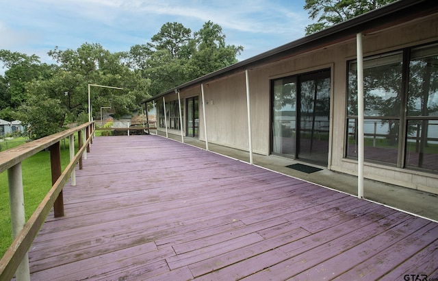 2759 Lake Breeze Dr, Chandler, TX 75758 - view of wooden terrace
