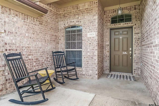 10820 Cactus Trl, Flint, TX 75762 - entrance to property with brick siding and a porch