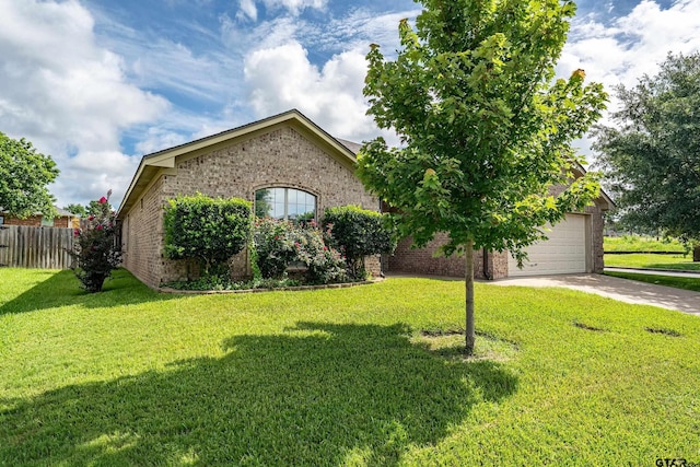 10820 Cactus Trl, Flint, TX 75762 - view of front of property with brick siding, driveway, and an attached garage