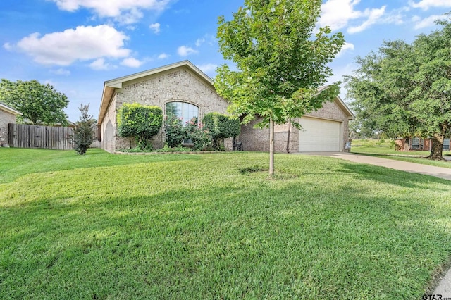 10820 Cactus Trl, Flint, TX 75762 - view of front facade with driveway, brick siding, and a garage