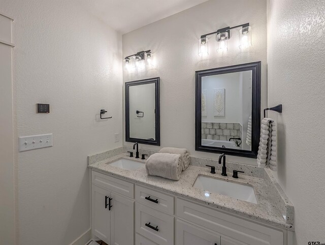 17730 Jayleen Ln, Tyler, TX 75707 - bathroom with double vanity