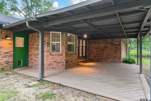 1004 Bunny Rabbit Rd, Athens, TX 75751 - view of wooden terrace