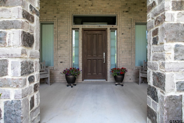 11831 Smallwood Dr, Flint, TX 75762 - entrance to property featuring brick siding and stone siding
