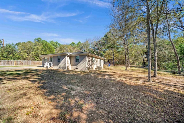 view of front of property