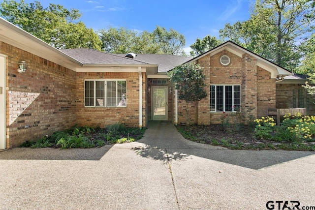 view of ranch-style house