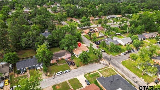 1330 Graham Dr, Tyler, TX 75701 - birds eye view of property featuring a residential view