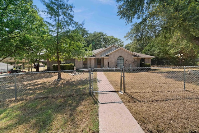 view of ranch-style house