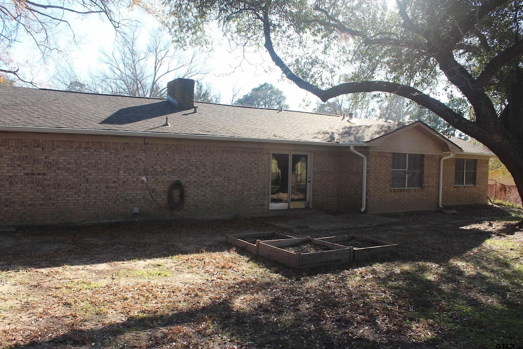 view of back of property