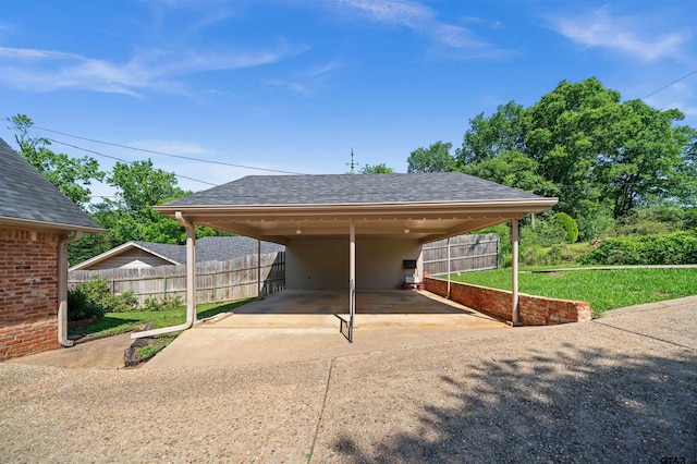 1101 Canada St, Jacksonville, TX 75766 - view of vehicle parking featuring a carport and driveway