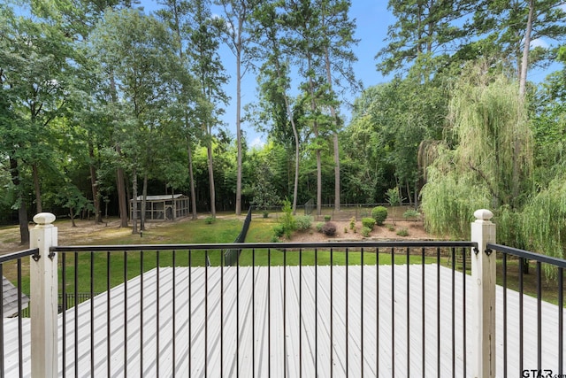 801 Wilder Way, Tyler, TX 75703 - gate featuring a lawn and a deck