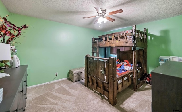 10236 County Road 2253, Tyler, TX 75707 - bedroom featuring carpet flooring and a textured ceiling