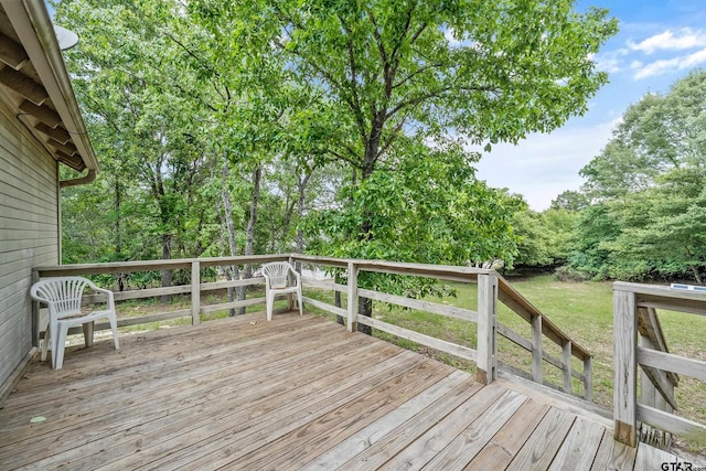 207 Pagosa Ln, Holly Lake Ranch, TX 75765 - view of deck
