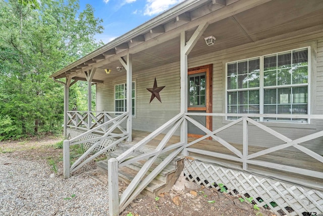 207 Pagosa Ln, Holly Lake Ranch, TX 75765 - entrance to property with covered porch