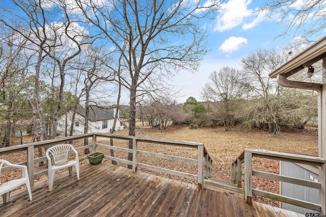 view of deck