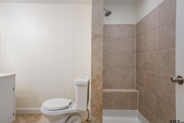 1910 E Lake St, Tyler, TX 75701 - full bathroom featuring tiled shower and vanity