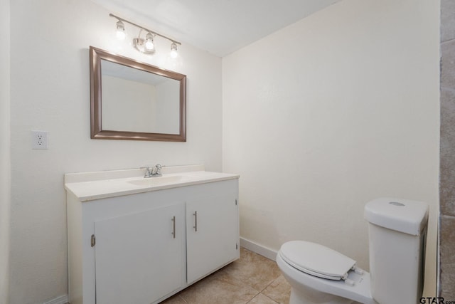 1910 E Lake St, Tyler, TX 75701 - half bath with vanity and tile patterned flooring