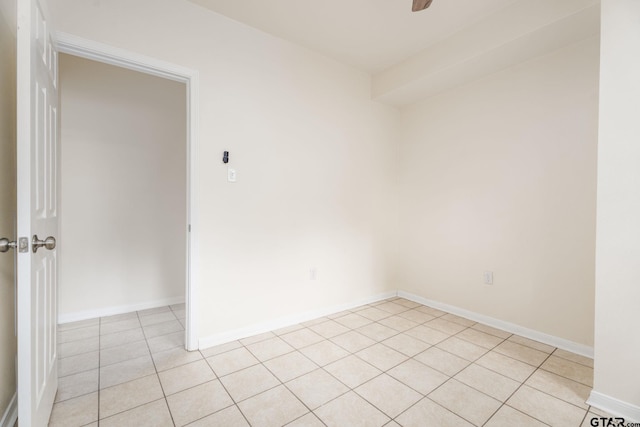 1910 E Lake St, Tyler, TX 75701 - unfurnished room with light tile patterned floors and a ceiling fan