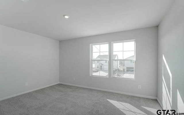 208 Parker Oaks Dr, Chandler, TX 75758 - unfurnished room featuring carpet flooring, baseboards, and recessed lighting