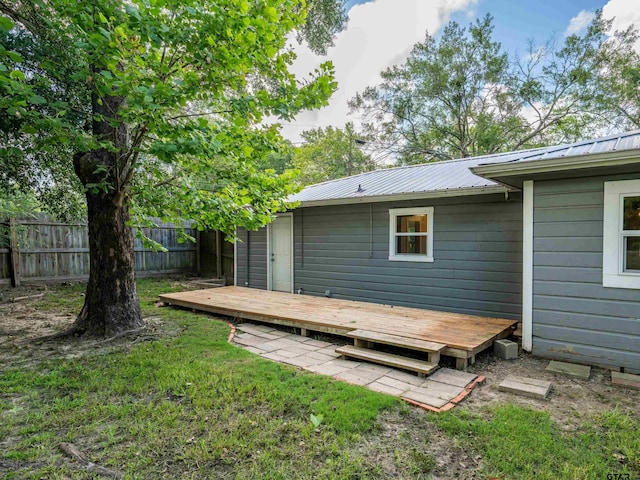 501 S Railroad St, Troup, TX 75789 - view of yard featuring a wooden deck