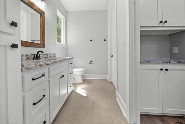 14607 Reserve Ct, Tyler, TX 75707 - bathroom with vanity and tile patterned flooring