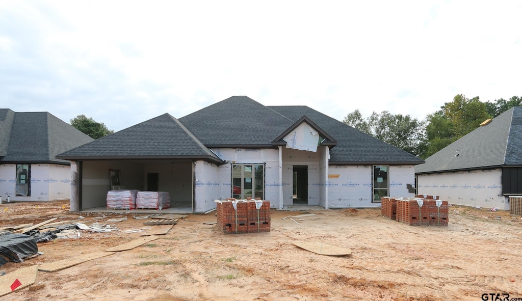 view of property under construction