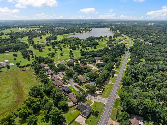 1801 N Fairway, Mount Pleasant, TX 75455 - aerial perspective of suburban area with a large body of water